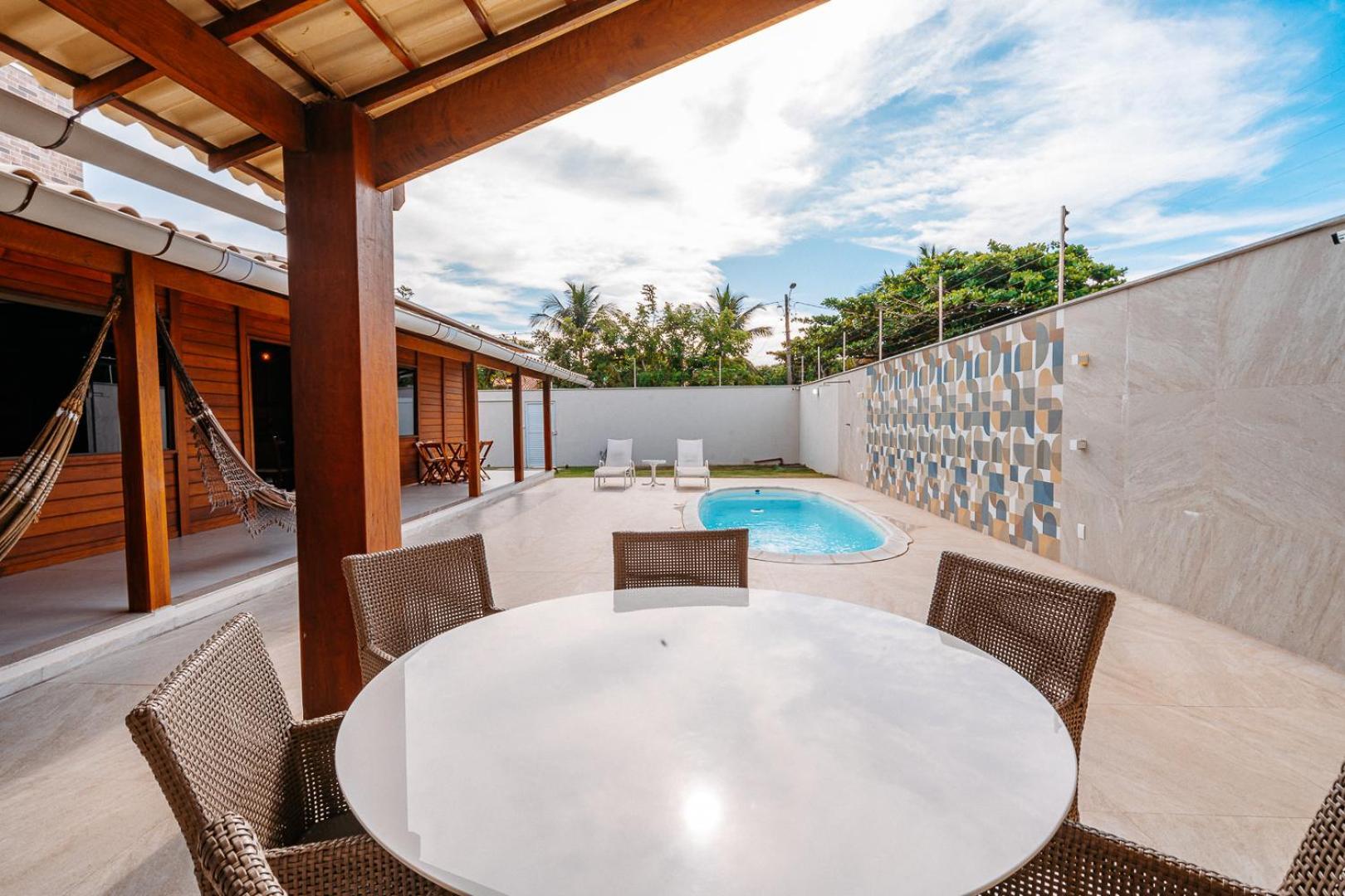 Casadecastelhanos, Quadra Do Mar De Castelhanos, 4 Suites Com Ar, Churrasqueira, Piscina, Hidromassagem, Cozinha Integrada Gourmet Ideal Para Familia E Amigos Аншиета Екстериор снимка