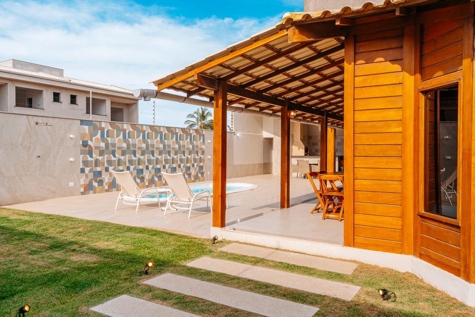 Casadecastelhanos, Quadra Do Mar De Castelhanos, 4 Suites Com Ar, Churrasqueira, Piscina, Hidromassagem, Cozinha Integrada Gourmet Ideal Para Familia E Amigos Аншиета Екстериор снимка